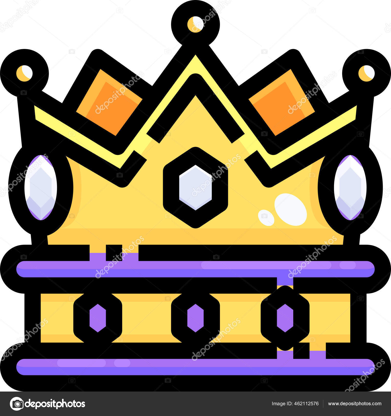 Vetores de Coroa De Rei E Rainha Símbolo De Xadrez Ícones De Royal