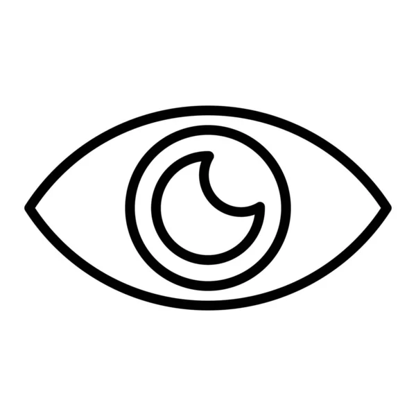 Försiktig Ögonikon — Stock vektor