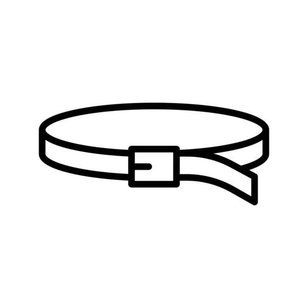 Accesorio Cinturón Ropa Icono — Vector de stock