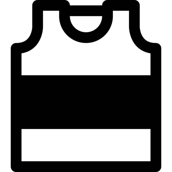 Apparel Cloth Clothes Icon Outline Style — Stock Vector