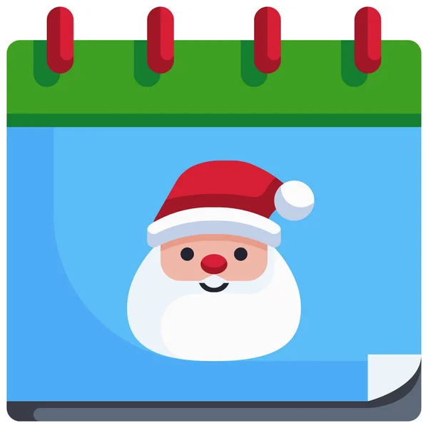 Icône Noël Noël Noël Claus — Image vectorielle