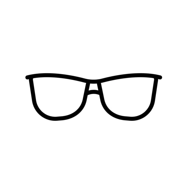 Gafas Vista Accesorias Icono Las Gafas — Vector de stock