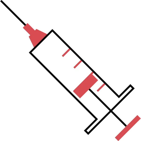 Ícone Médico Lentidão Injeção Hospitais Categoria Cuidados Saúde —  Vetores de Stock