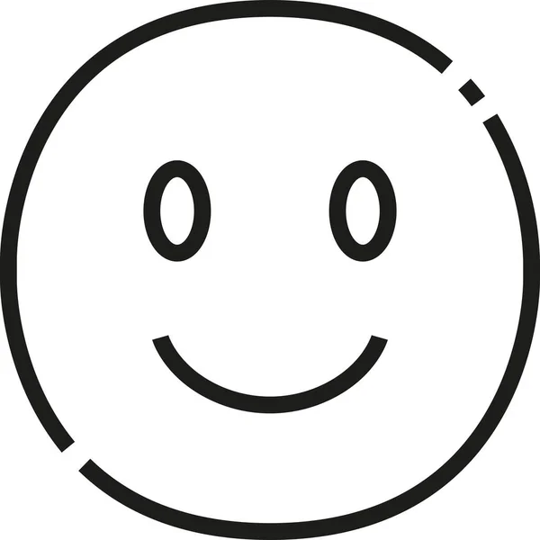 Smát Emoji Emotikonu — Stockový vektor