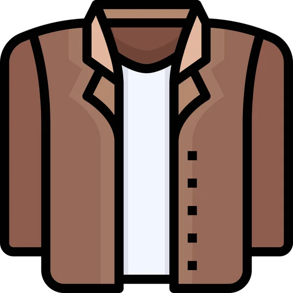 Wearing Clothes Shirts Icon — Stock Vector