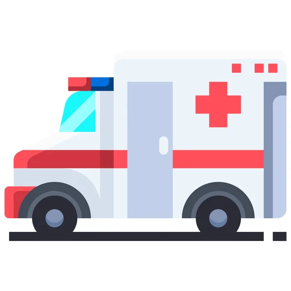 Ambulancia Coche Icono Emergencia — Vector de stock