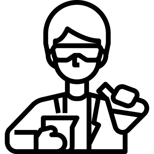 Avatar Chemical Job Icon Dans Catégorie Science Recherche — Image vectorielle