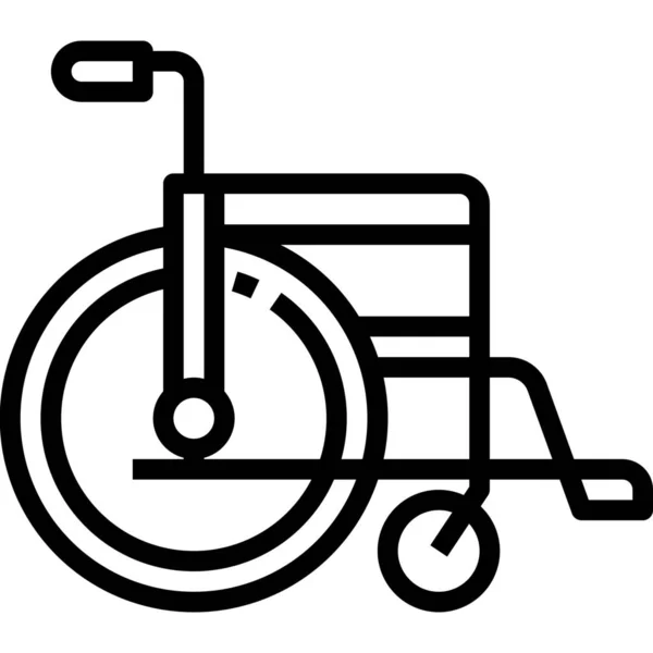 Accessibilità Disabili Icona Handicap — Vettoriale Stock