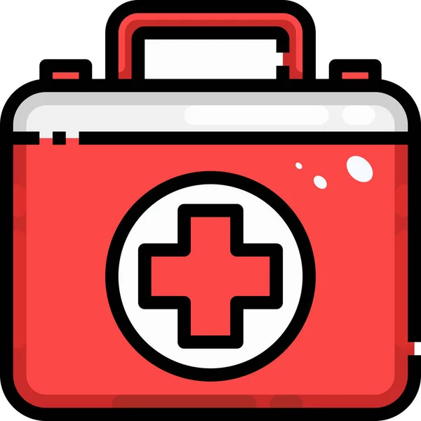 救急サービスのカテゴリーにおける救急医療のアイコン — ストックベクタ