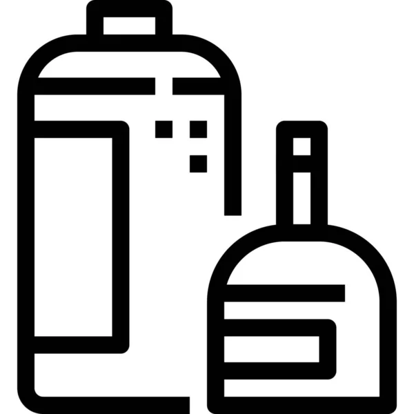 Icono Del Hospital Salud Cosmética Estilo Esquema — Vector de stock