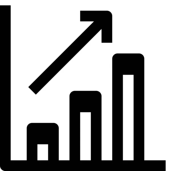 Outline Biçiminde Hesap Analisti Çubuğu Simgesi — Stok Vektör