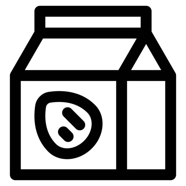 Икона Миндального Напитка — стоковый вектор