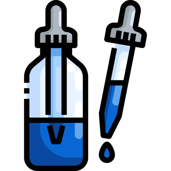 Bottle Dosage Dropper Icon — Stock Vector