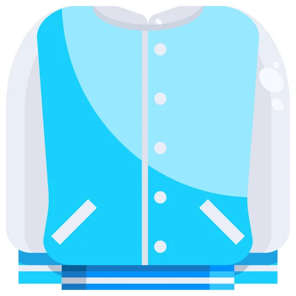 Baseball Equipment Fashion Icon Flat Style — Stock Vector