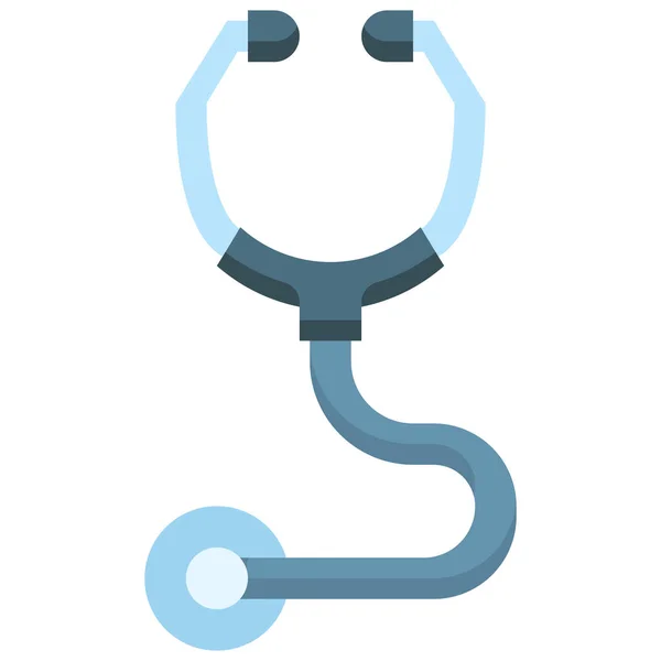Doktor Stetoskop Hekimi Simgesi — Stok Vektör