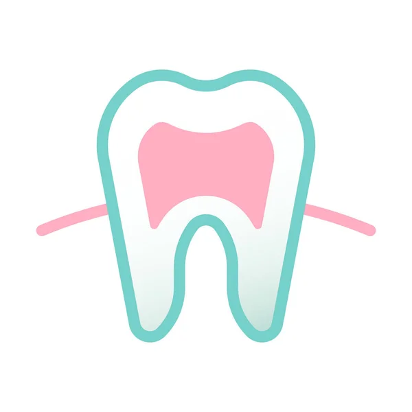 Dental Health Hygiene Icon — Stock Vector