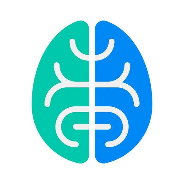 Cerveau Cervelet Génie Icône — Image vectorielle