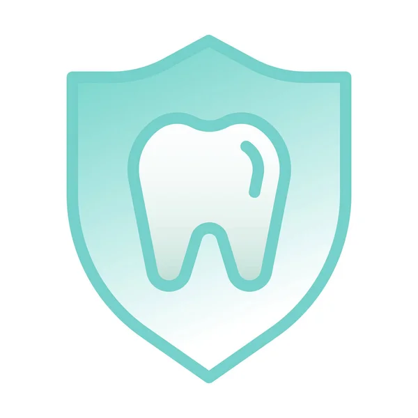 Cuidado Dental Icono Saludable — Vector de stock