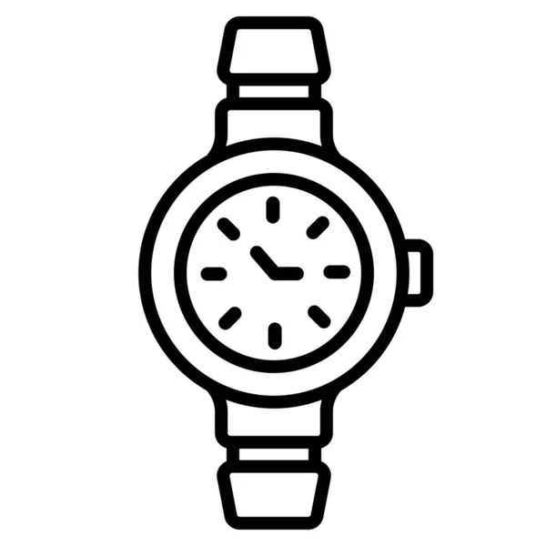 Horloges Horloge Mode Pictogram — Stockvector