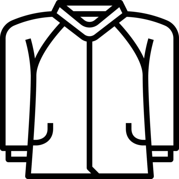 时尚夹克服装图标 — 图库矢量图片