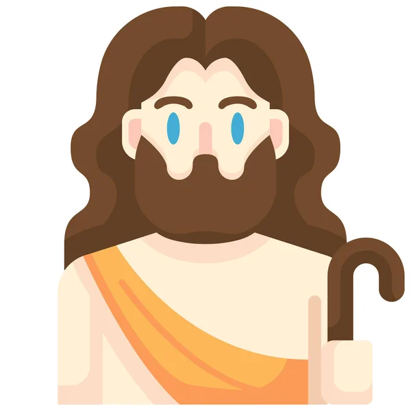 Jésus Dieu Pâques Icône Dans Catégorie Pâques — Image vectorielle