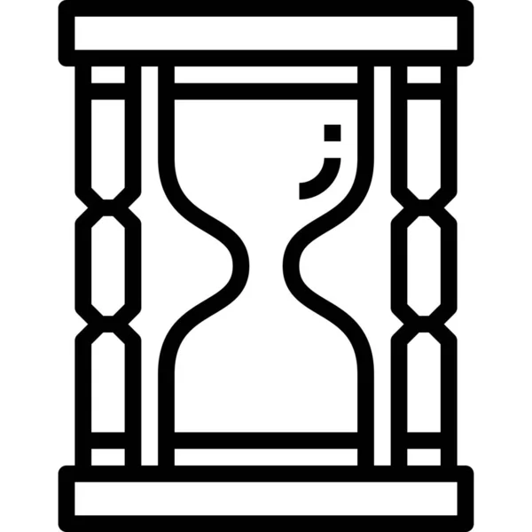 Uhrzeit Datum Symbol — Stockvektor