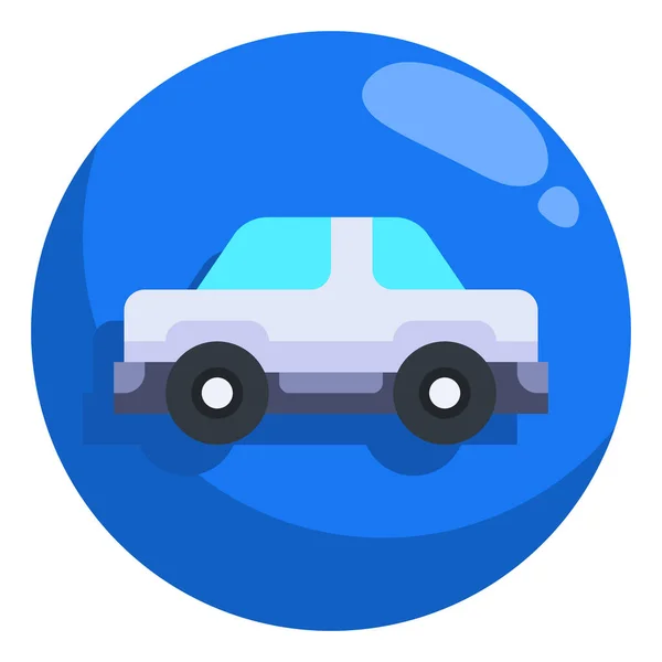 Autotransport Icoon Badge Stijl — Stockvector