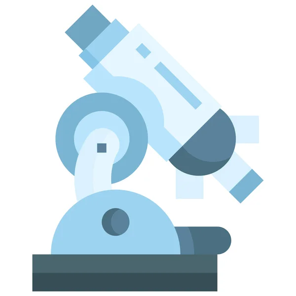 Ícone Científico Ciência Microscópio —  Vetores de Stock