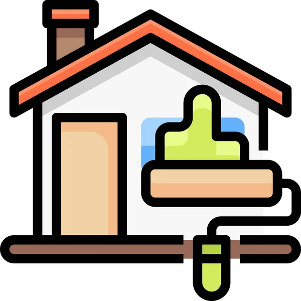 Ícone Imobiliário —  Vetores de Stock