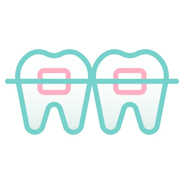 Ícone Médico Dental Beleza — Vetor de Stock