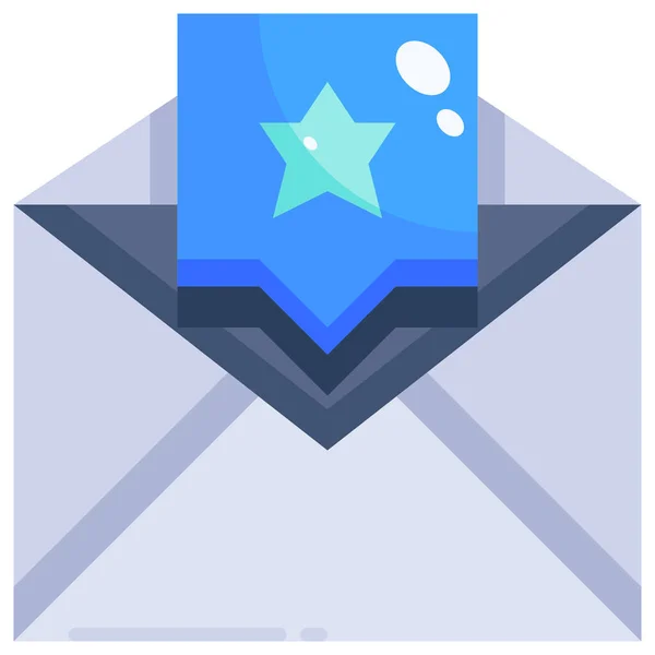 Bulletin Démocratie Email Icône — Image vectorielle