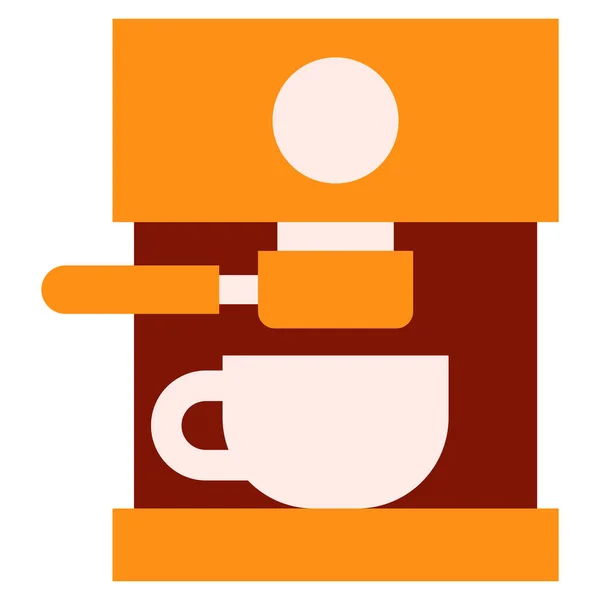 Kaffee Ikone Koffein Cappuccino — Stockvektor