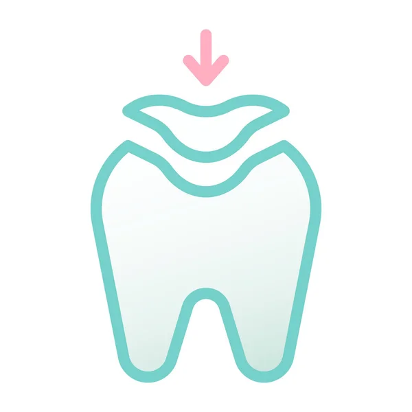 Dental Health Hygiene Icon — Stock Vector