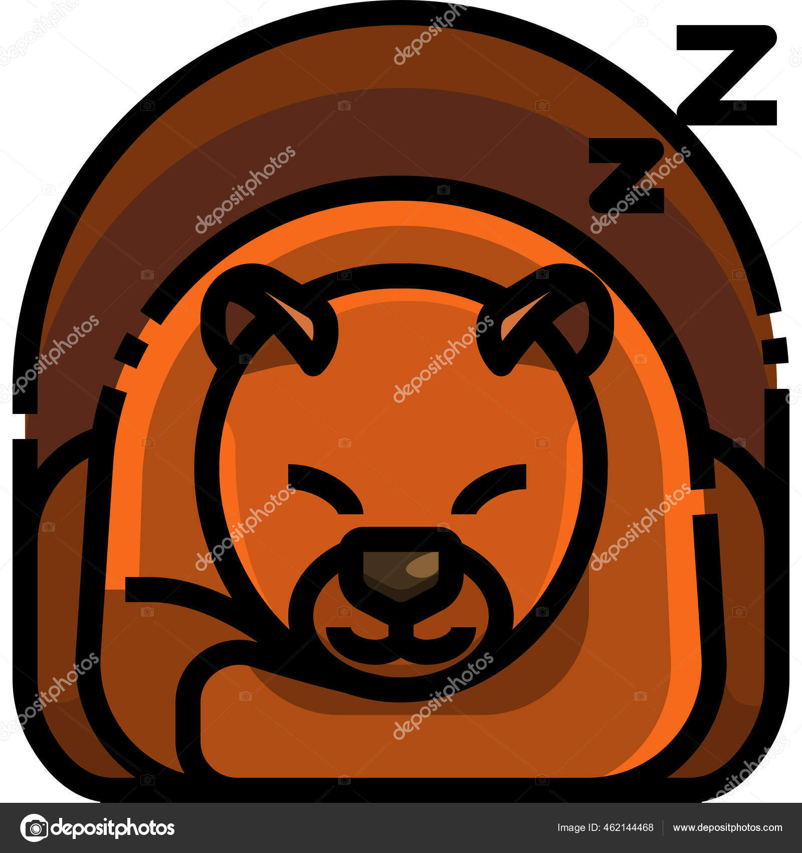 Oso hibernando imágenes de stock de arte vectorial | Depositphotos Oso hibernando imágenes de stock de arte vectorial | Depositphotos