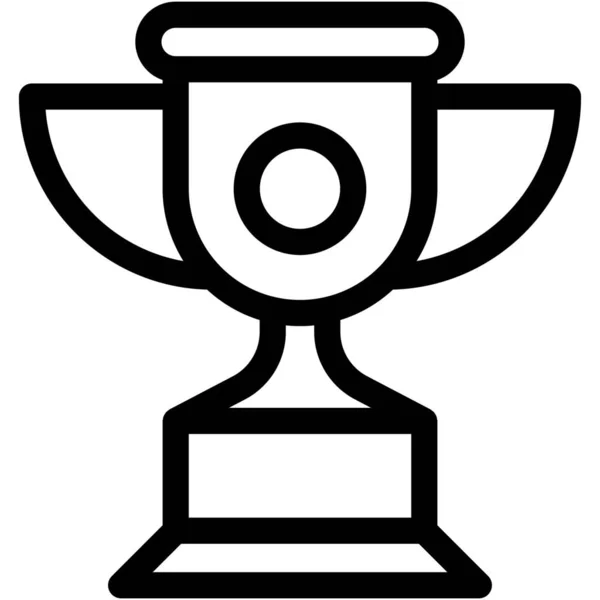 Ícone Copo Campeão Prêmio — Vetor de Stock