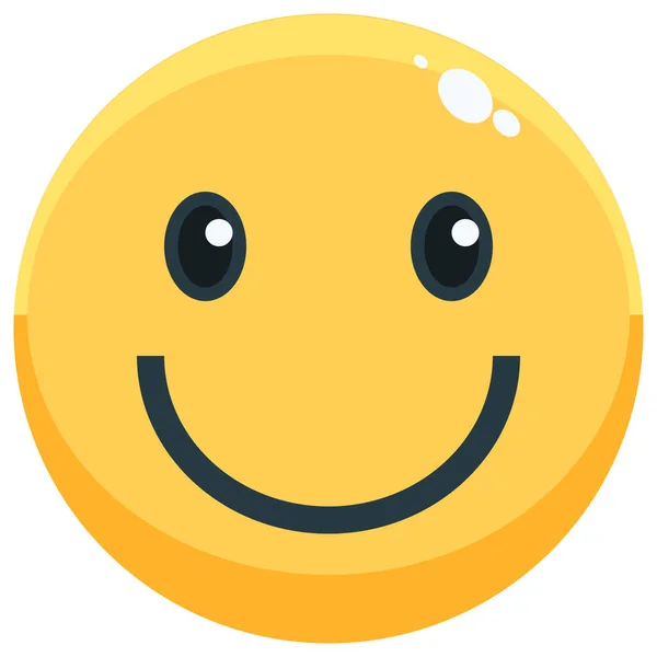 Emoji Συναισθηματικό Εικονίδιο Επίπεδο Στυλ — Διανυσματικό Αρχείο
