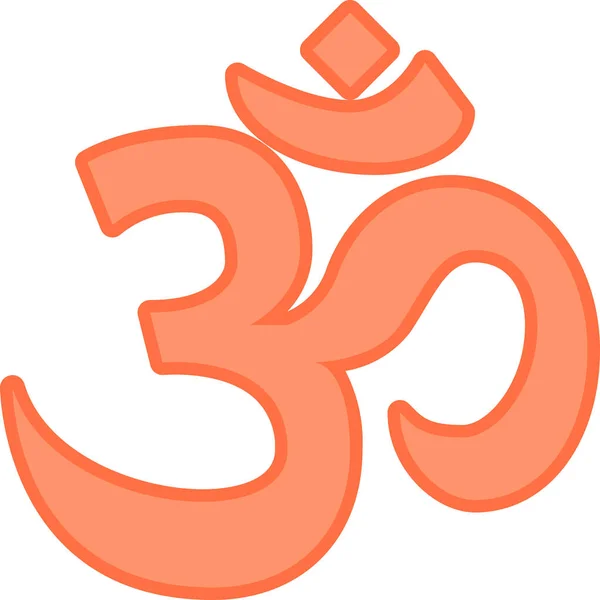 Kultur Hindu Hinduism Ikon Kultur Samhällen Kategori — Stock vektor