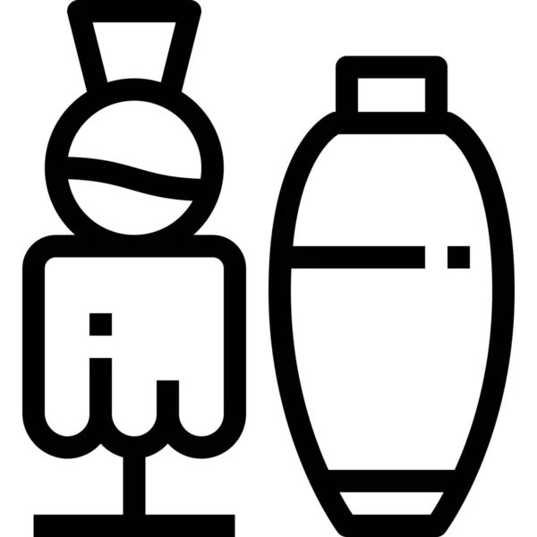 Apparatuur Huishoudelijke Pot Pictogram Outline Stijl — Stockvector