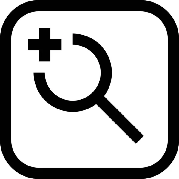 App Unverzichtbar Icon Outline Stil — Stockvektor