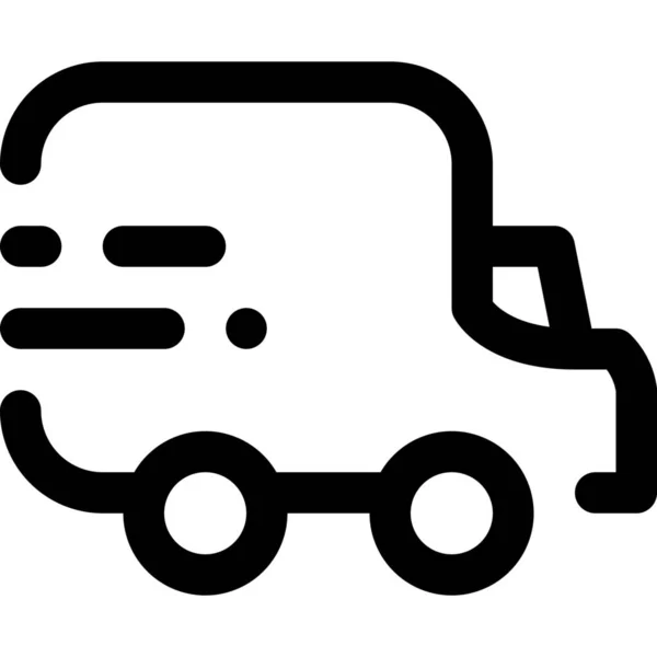 Truck Car Delivery Icon — Stock Vector