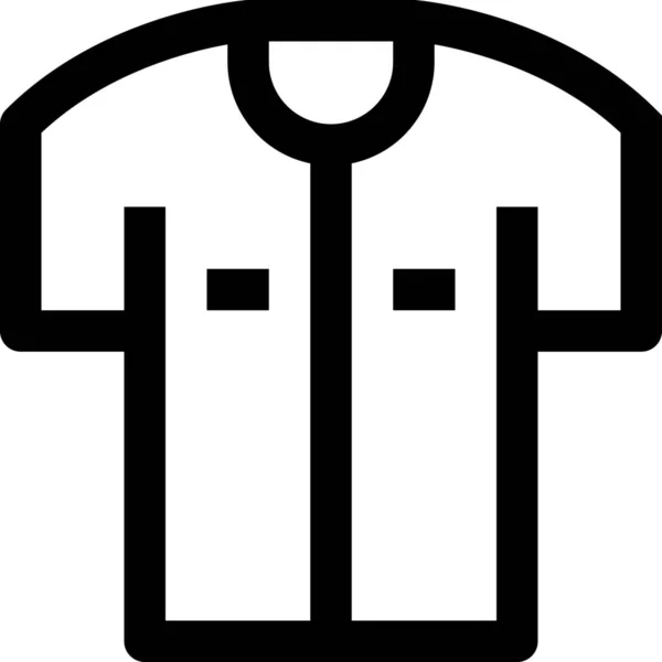 Значок Одежды Одежды Стиле Наброска — стоковый вектор