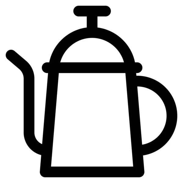 Ποτό Καφέ Οικιακό Εικονίδιο — Διανυσματικό Αρχείο