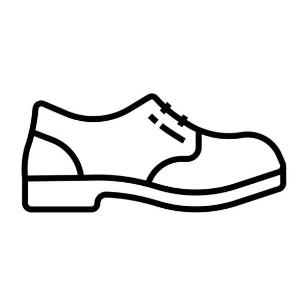 Иконка Моды Ботинок Стиле Наброска — стоковый вектор