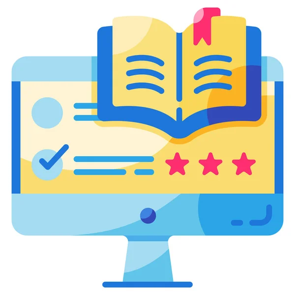 Course Learning Education Icon — Stock Vector