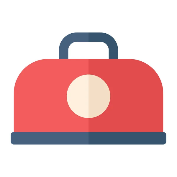 Bagage Duffle Tas Pictogram — Stockvector