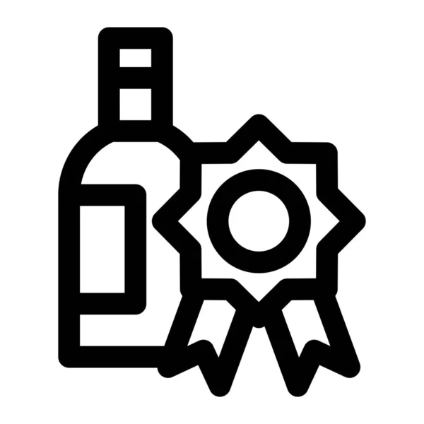 Значок Винной Бутылки — стоковый вектор