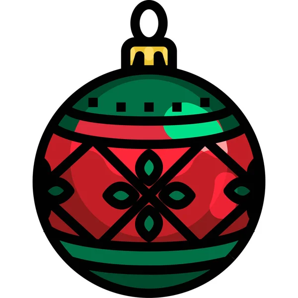 Иконка Мяча Безделушки Стиле Наброска — стоковый вектор