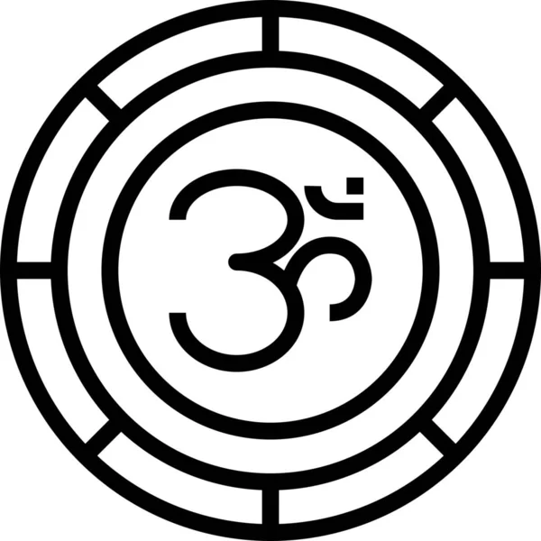 Hinduism Indian Icon — 스톡 벡터