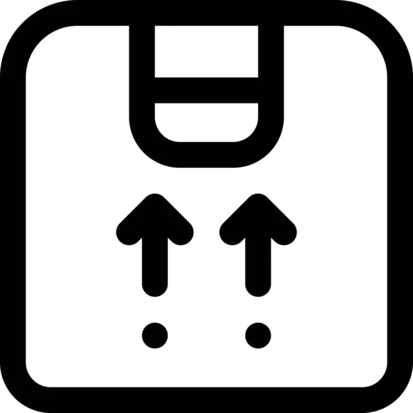 Ikona Produktów Pudełkowych — Wektor stockowy