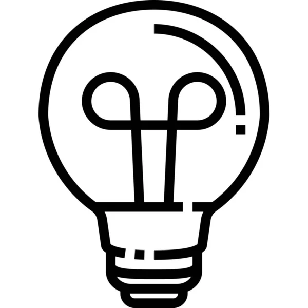 Glühbirne Elektroniksymbol Der Kategorie Elektronische Geräte Geräte — Stockvektor